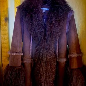 Saks Fifth Avenue  5/48. 100% lamb jacket.